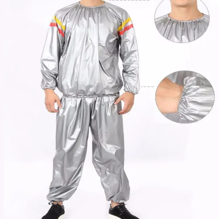silver sauna suit