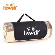 Hewolf Luar Ruangan Tikar Piknik Tamasya Piknik Tikar Anti Lembap Rumput Bantal Selimut Piknik Tenda Kemah