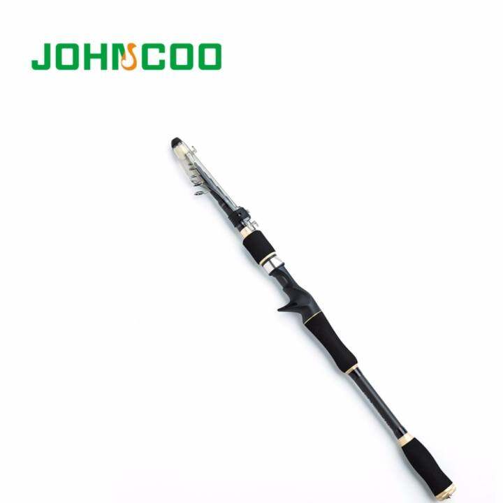 JOHNCOO Best Selling Casting Fishing Rod Carbon Rod Telescopic Fishing Rod High Quality Spinning Rod 1.8m Baitcasting Fishing Tackle