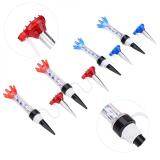 Justgogo Bộ 4 Chiếc Tees Golf Dụng Cụ Luyện Tập Từ Tính Dẻo Bằng Nhựa Phụ Kiện Thực Hành Cho Người Chơi Golf