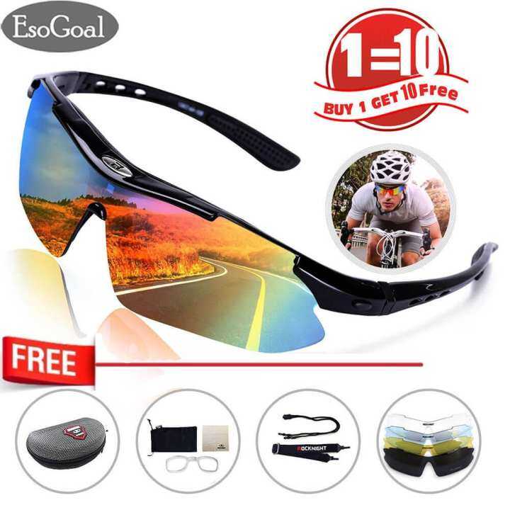 JvGood Polarize Sports Cycling Sunglasses for Men Women Cycling Riding Running Glasses with 5 Interchangeable Lenses
