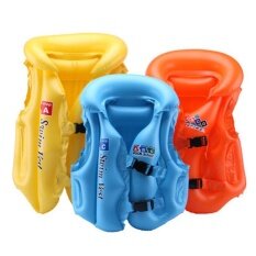 Lb Anak-anak Baju Renang Split Cincin Renang Tiup Rompi Anak Renang Perlengkapan Pemula S Warna Acak (20Kg Di Bawah Ini)