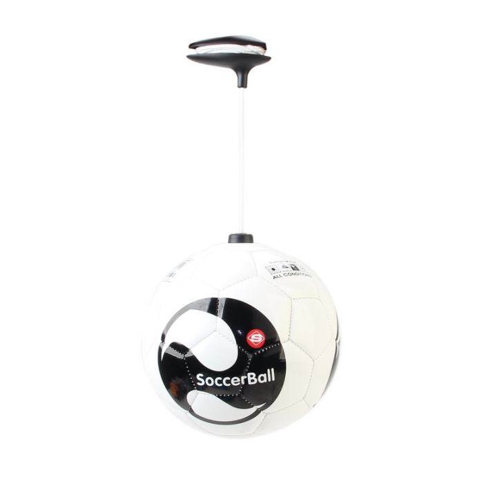 training football on string