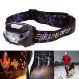 LED Motion Sensor Headlamp Headlight USB Rechargeable Head Flashlight