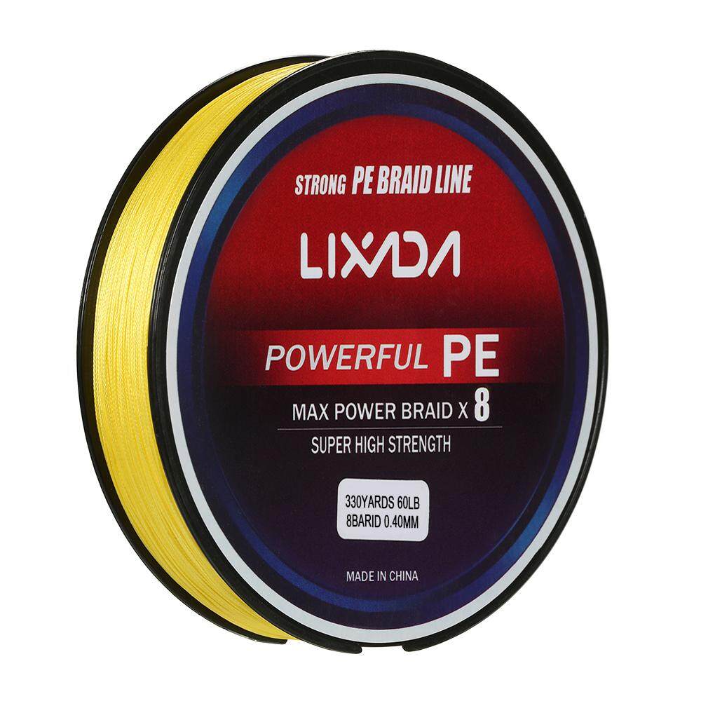 Lixada 300 M/330Yds 8 Helai PE Berkepang Senar Pancing Multifilamen Yang Super Kuat Senar Pancing Kait Jala Ikan Line Kabel Tali Kabel 20-90lb-Intl