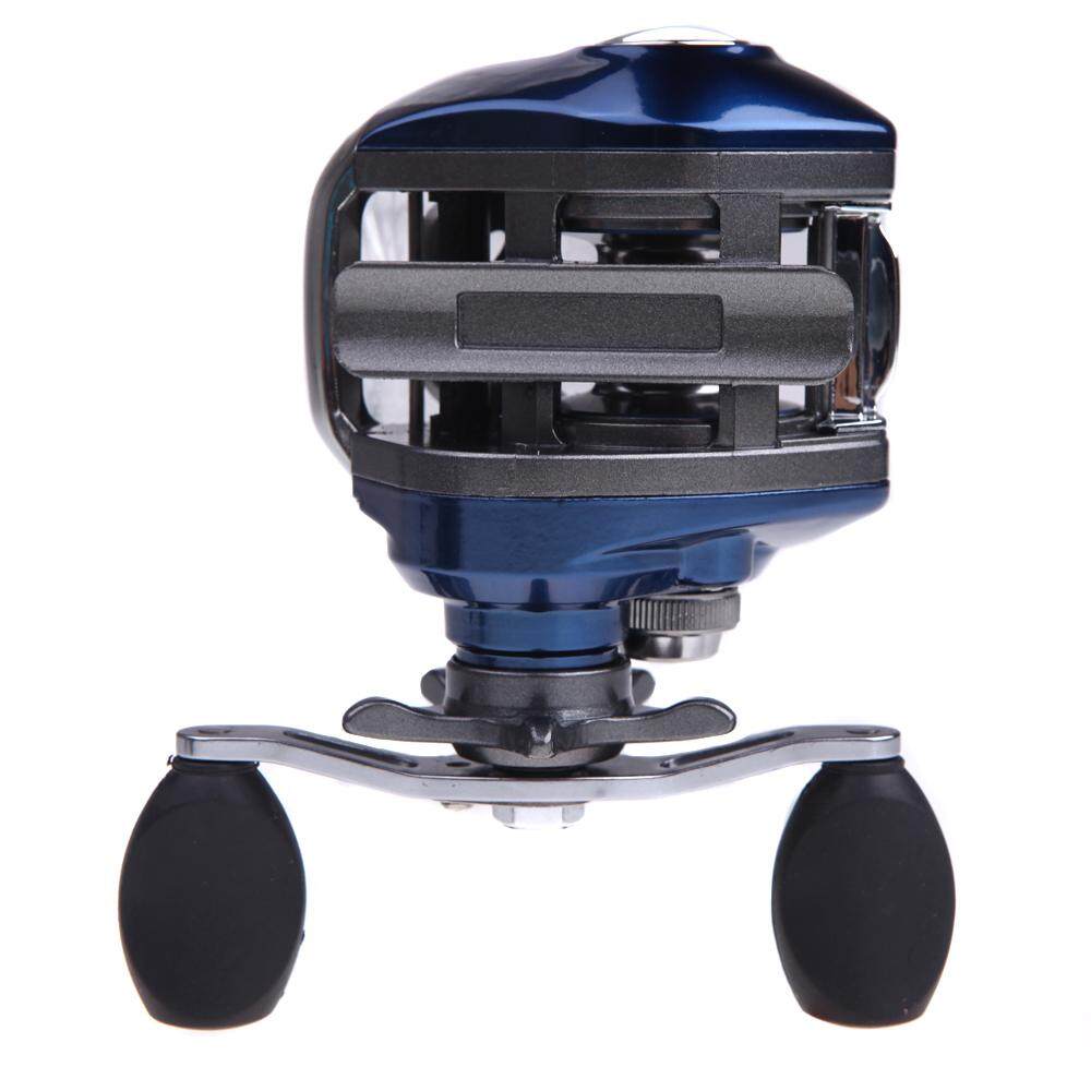 Lixada AF103 10+1BB Ball Bearings Right Hand Bait Casting Fishing Reel High Speed 6.3:1 Blue - intl