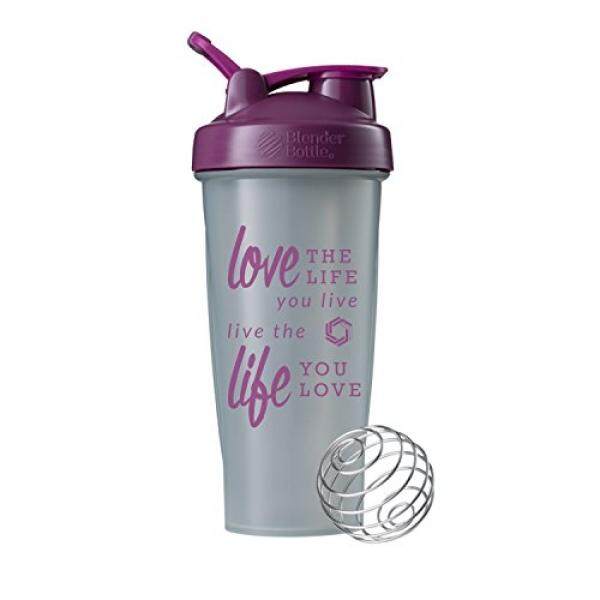 Kehidupan Percintaan Botol Blender Gelas Kocok 28 Klasik Oz Botol Blender (Pebble/Plum-28 Oz)-Intl