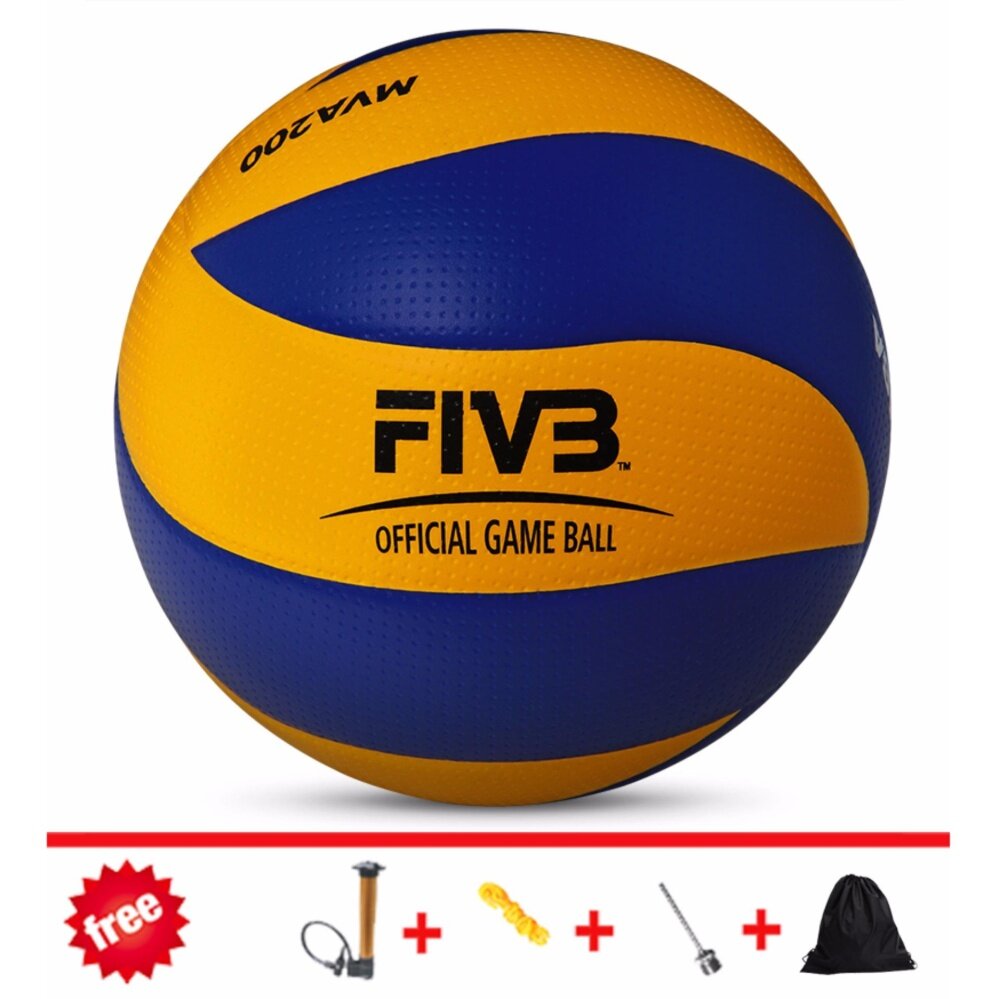 Mikasa volleyball MVA200 2016 Rio Olympic Game Ball (Blue/Yellow