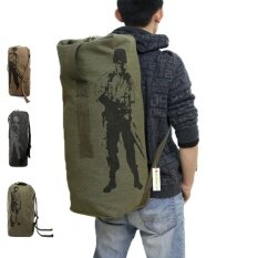 Outdoor Travel Luggage Army Bag Canvas Hiking Backpack Camping Tactical Rucksack Men Military Backpack Mochila (l) By Mubai Trading.