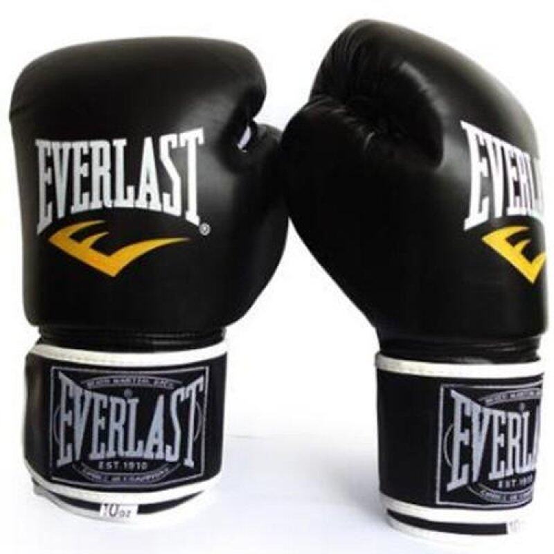 Găng Tay Everlast Găng Tay Boxing Chuyên Nghiệp Muay Thái Đào Tạo Maya Giấu Da Sparring Đấm Túi Mitts Kickboxing Găng Tay Chiến Đấu