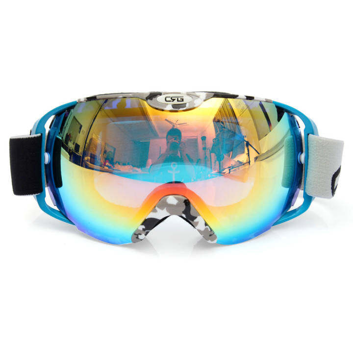 colourful ski goggles