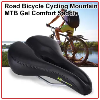 Road Mountain Mtb Gel Comfort Saddle Bike Bicycle Cycling Seat