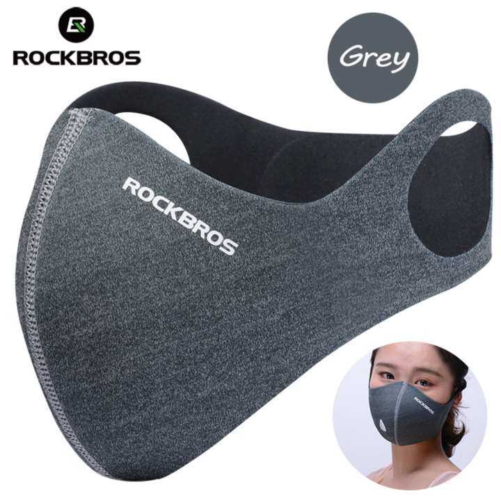 RockBros 3 Style Activated Carbon Protective Filter Cycling Riding Face Mask Wind-proof Anti-pollution Dustproof Mouth-muffle PM2.5