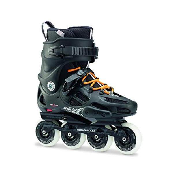 Sepatu Roda Twister 80 Twincam Ilq 7 Plus Bantalan Sepatu Roda Hitam/Urban Orange, Kami Pria 11-Intl