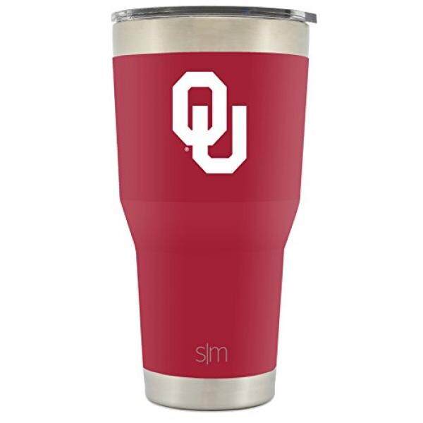 Wikipedia Moderen Universitas dari Oklahoma Kekosongan Insulated Tumbler-Ganda Walled 18 Tainless Baja Perjalanan Mug-Ou Sooners Licensed college Tailgating Wadah-Kopi Cangkir-Champion Collection-30 Oz-Internasional