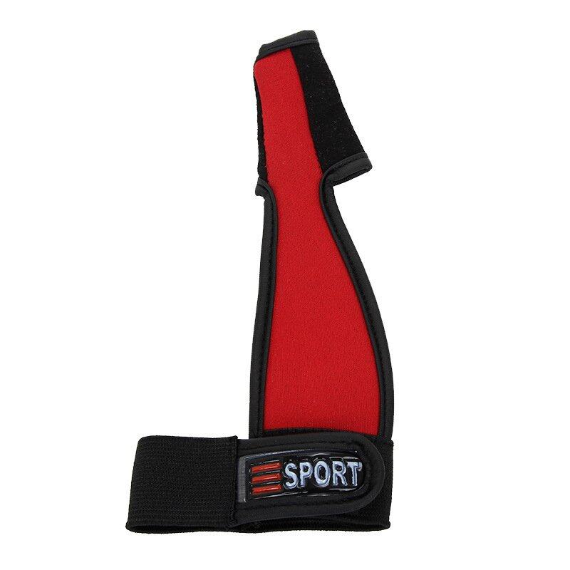Sarung Tangan Pelindung Jari Tunggal untuk Memancing Nelayan Satu Jari Surfcasting Non-slip Sarung Tangan Berguna Memancing Tools-Merah- internasional