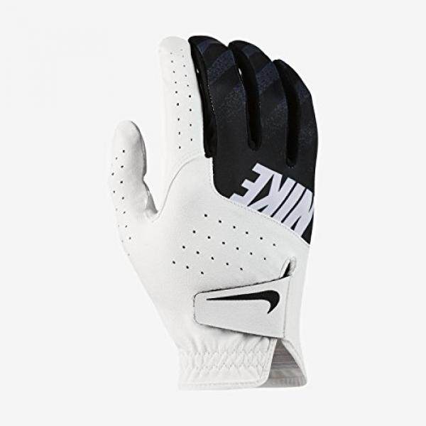 나이키 Sport Golf Gloves 2017 White/Black Small Left Hand (Junior) - intl