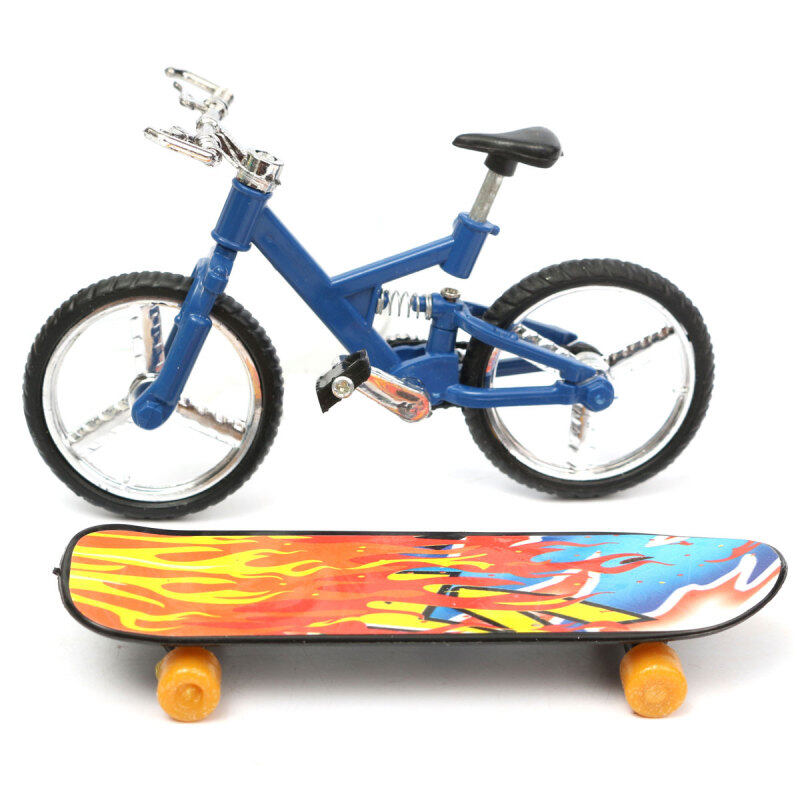 Giá bán Tech Deck Finger Bike Bicycle+ Finger Board Boy Kid Children Wheel BMX Toy Gift NEW - intl