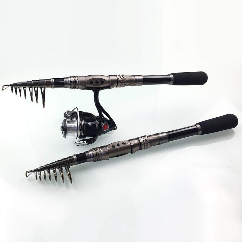 Coromose Joran Pancing Rods Tiang Teleskopik Memancing Tiang Batang 1.8 M Ukuran: 2.1 M (6.88Ft)-Internasional