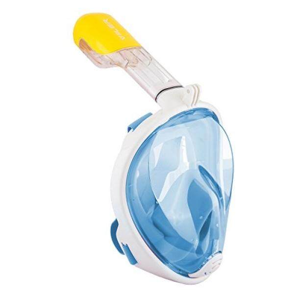 Viiler-Penuh Wajah Snorkeling Masker Mudah Bernapas Terbaik Snorkeling Pengalaman dengan Anti Kabut dan Anti Bocor Teknologi Besar daerah Tampilan dengan Braket Kamera atau Tidak-Internasional