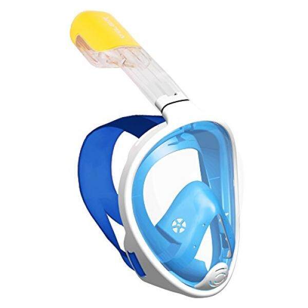 Viiler-Penuh Wajah Snorkeling Masker Mudah Bernapas Terbaik Snorkeling Pengalaman dengan Anti Kabut dan Anti Bocor Teknologi Besar daerah Tampilan dengan Braket Kamera atau Tidak-Internasional