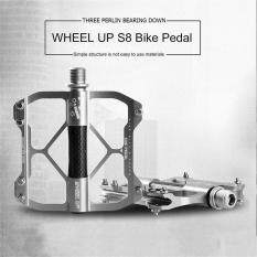 WHEEL UP S8 aluminium Alloy Pedal sepeda gunung biasa disebut elastomer anti-selip Ultralight