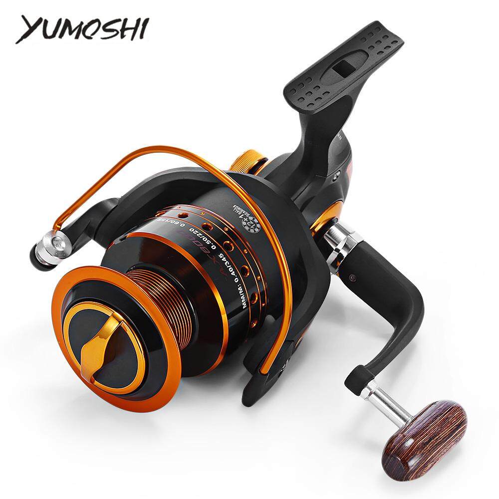 12 + 1BB Penuh Logam Pancing Kumparan dengan Ditukar Lengan Rocker (AX8000)-Internasional