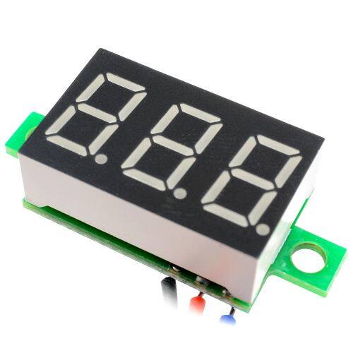 FocusAi  vôn kế dc 0.36 inch 3 dây Vôn kế dòng điện một chiều 5-30V 0-30V xanh/Xanh/Đỏ