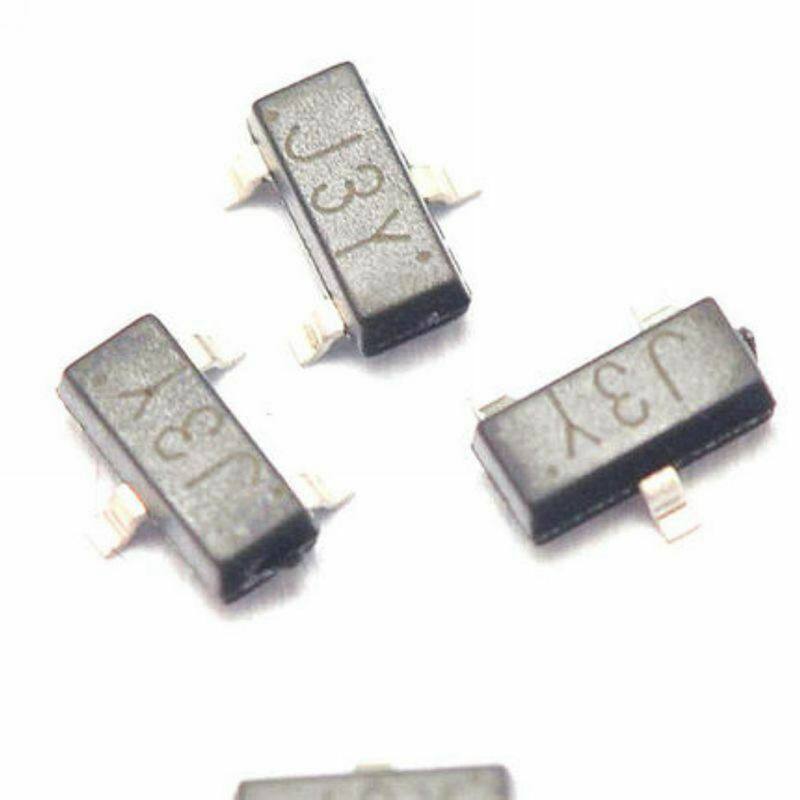 50pcs s8050 j3y 0.5a 25v npn sot-23 smd transistor