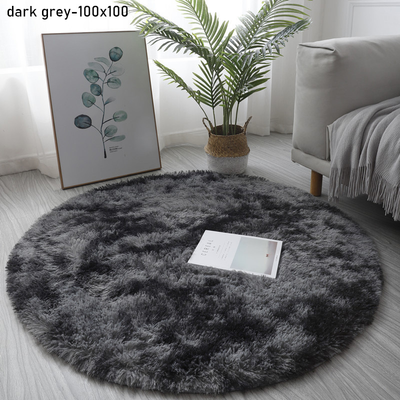 XINLANYASHE Carpets, floor mats, room accessories floor mat room carpet Doormat, bathroom doormat, floor mat, good water absorption Non-slip floor mats, bathroom door mats, bedrooms woolen doormat thick round carpet Household items, round table mats livin