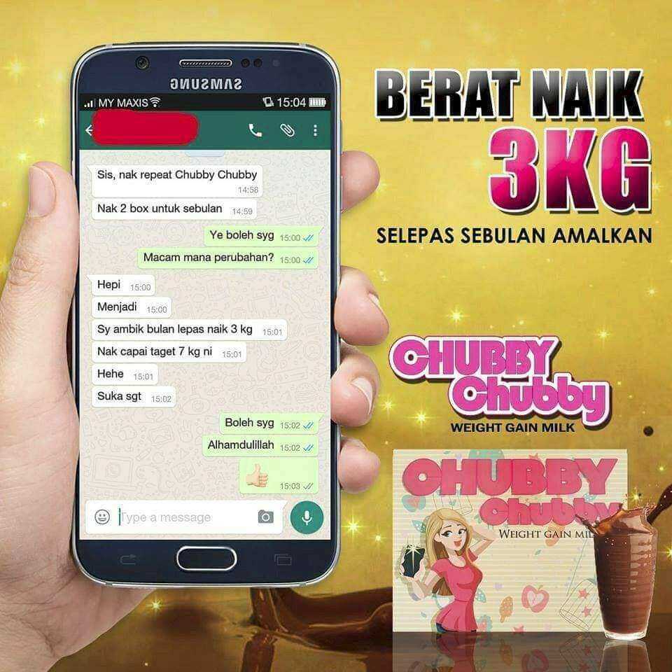 Chubby Chubby Weight Gain Milk Susu Tambah Berat Badan | Lazada