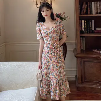 long floral summer dresses