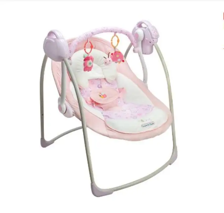 pink cradle swing