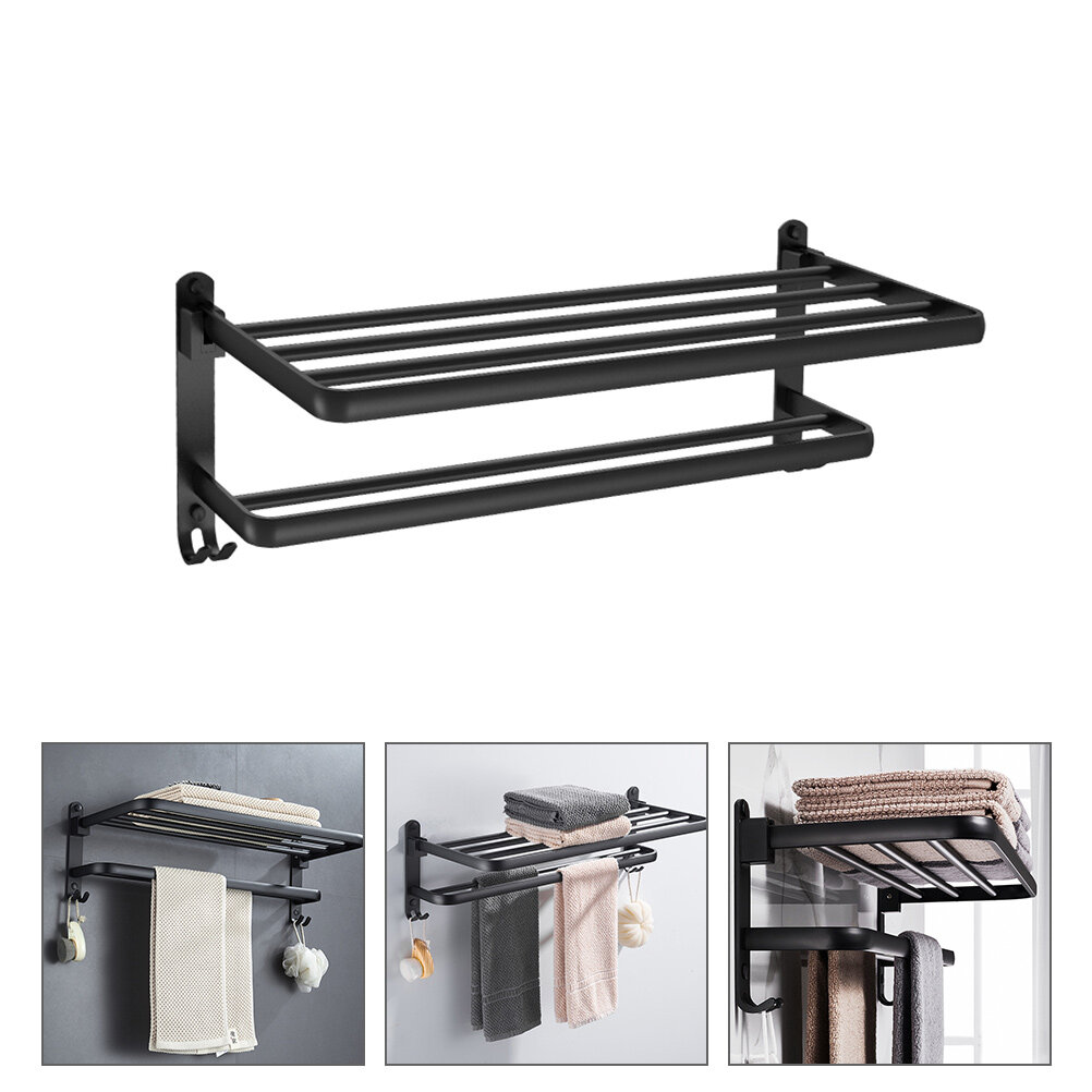 OUNONA Wallmounted Storage Rack Decorative Storage Stand with Screw