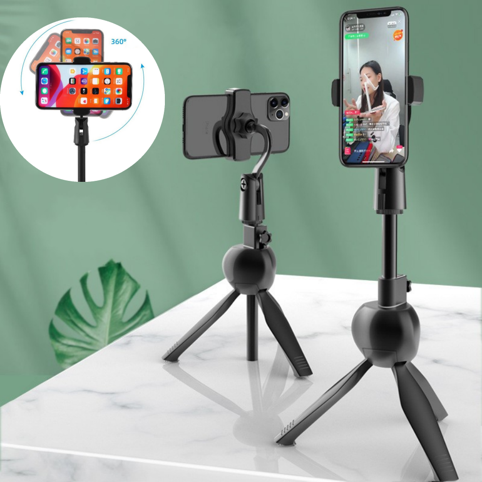 Multifunctional Portable 360-degree Rotating Extendable Tripod Mobile Phone Holder Home Desktop Live Broadcast Camera Cellphone Stand