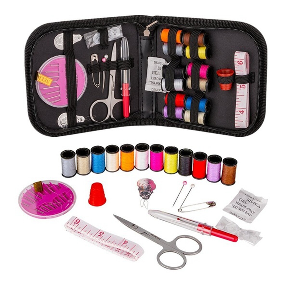 Portable Knitting Needles DIY Handcraft Sewing Box Set Thread Stitching Kit Quilting Tool Embroidery