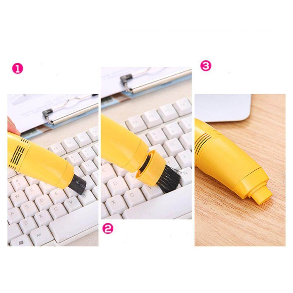 Mini Vacuum USB Keyboard Brush Cleaning Tool Dust Cleaner for PC Laptop Computer
