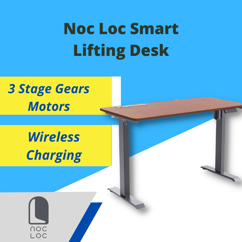 Noc Loc Smart Lifting Desk 120x60 cm Sit and Standing Electric Desk