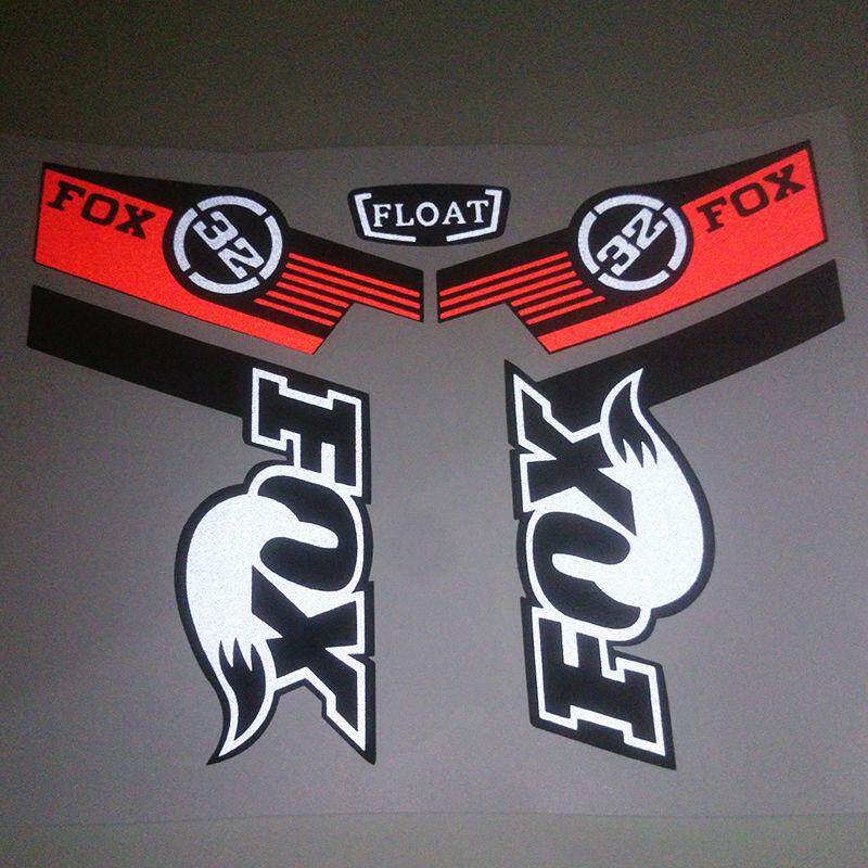 FOX32 Front fork sticker mountain bike Handmade reflective decal for MTB DH Race