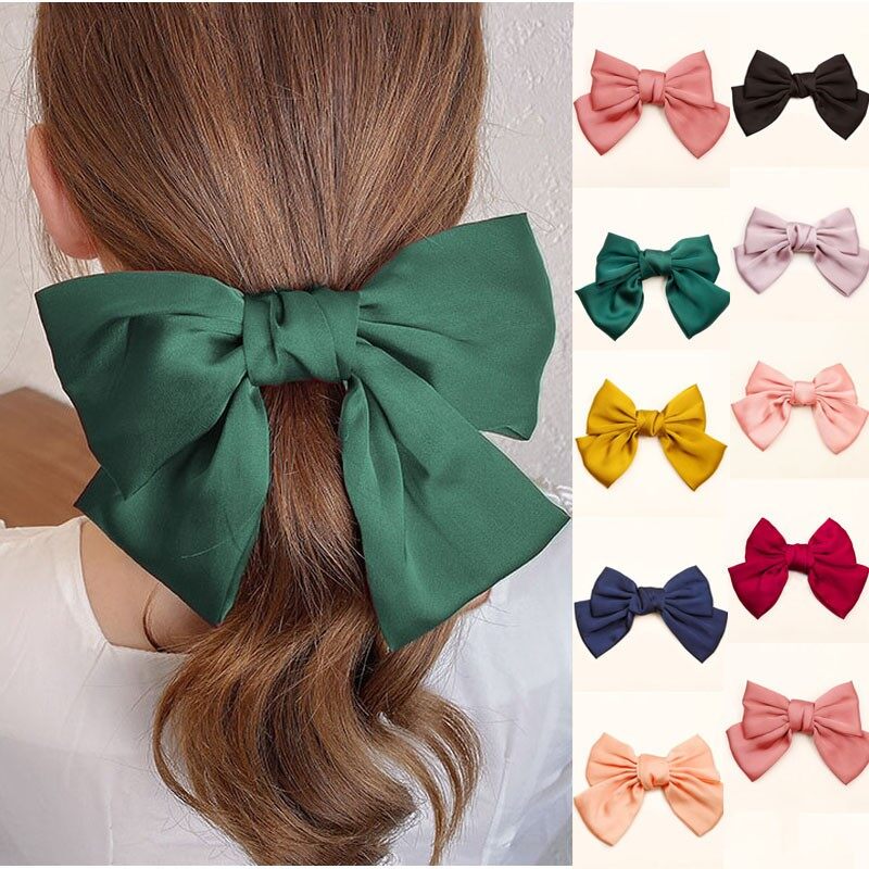 Ribbon Bow Hair Clip And Hair Rope