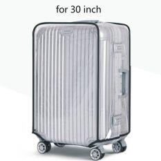 Trong suốt hành lý PVC bìa không thấm nước Vali có bánh xe đẩy bụi che bụi du lịch chống bụi bài Tiểu Luận