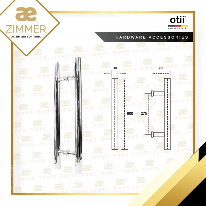 Ae Zimmer Otii Hardware Accessories 304 600 X 275 112 H Handle Lazada