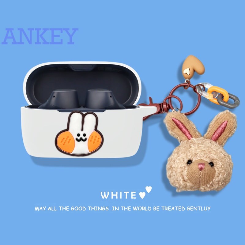 Case for Jabra Elite 3 / Elite 2 Protective Cute Cartoon Cover Bluetooth Earphone Shell Accessories TWS Headphone Portable