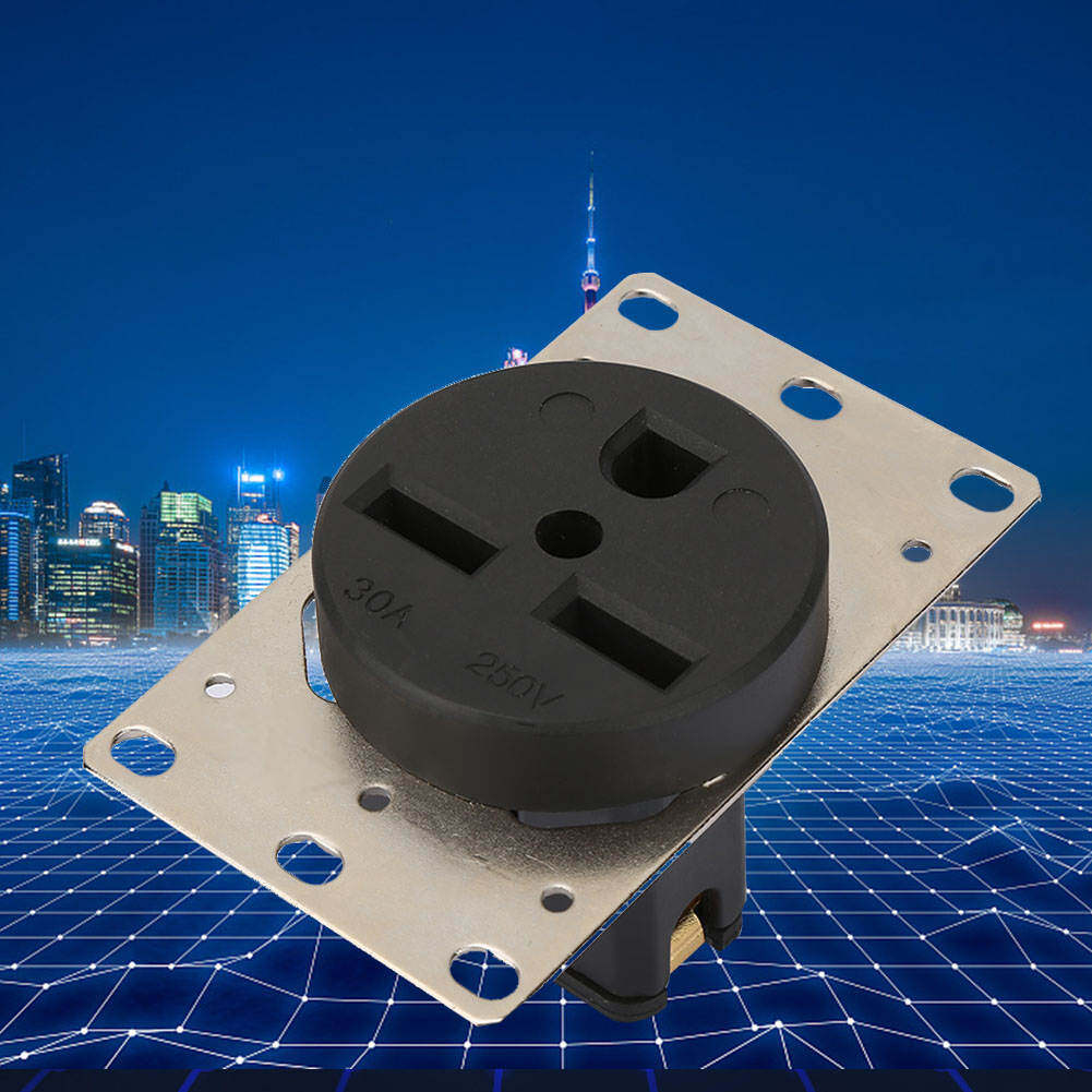 NEMA6-30R 30A 250V Industrial Power Socket 3 Holes Power Power Socket Socket Plug Wire Connector