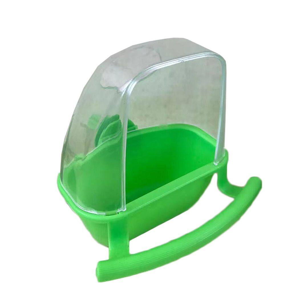 UEATHC Well Designed Spill-Proof Bird Cage Decor Clear Fix on Cage ...