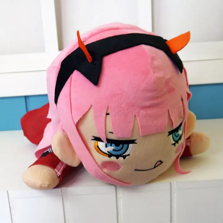 zero two plushie that says darling
