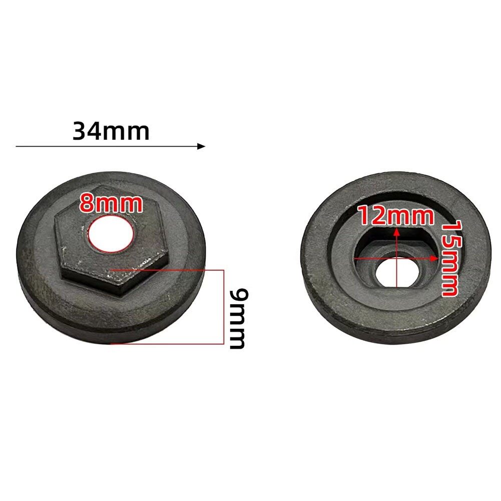 Toolsout 2Pcs Flange Nut Plate Tools For 110 Marble Machine Cutting Machine Plate Grinder Parts