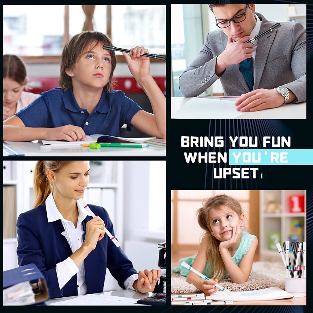 Đèn Flash LED Xoay Mát Bút Gel Có ánh Sáng / 0.5mm Bút Quay Chơi Game Bút Bi / Bút Quay Thoải Mái Chống Trượt đơn Giản