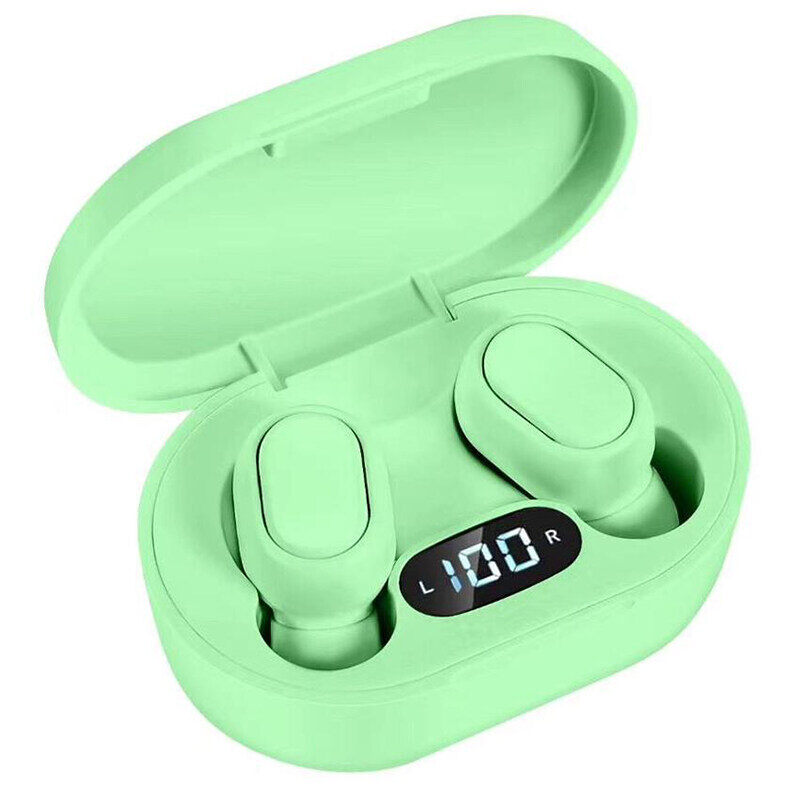VAORLO Macaron E7s TWS Bluetooth Headphone Wireless Stereo Earphone Earbuds IPX7 Waterproof Sport Headset LED Display