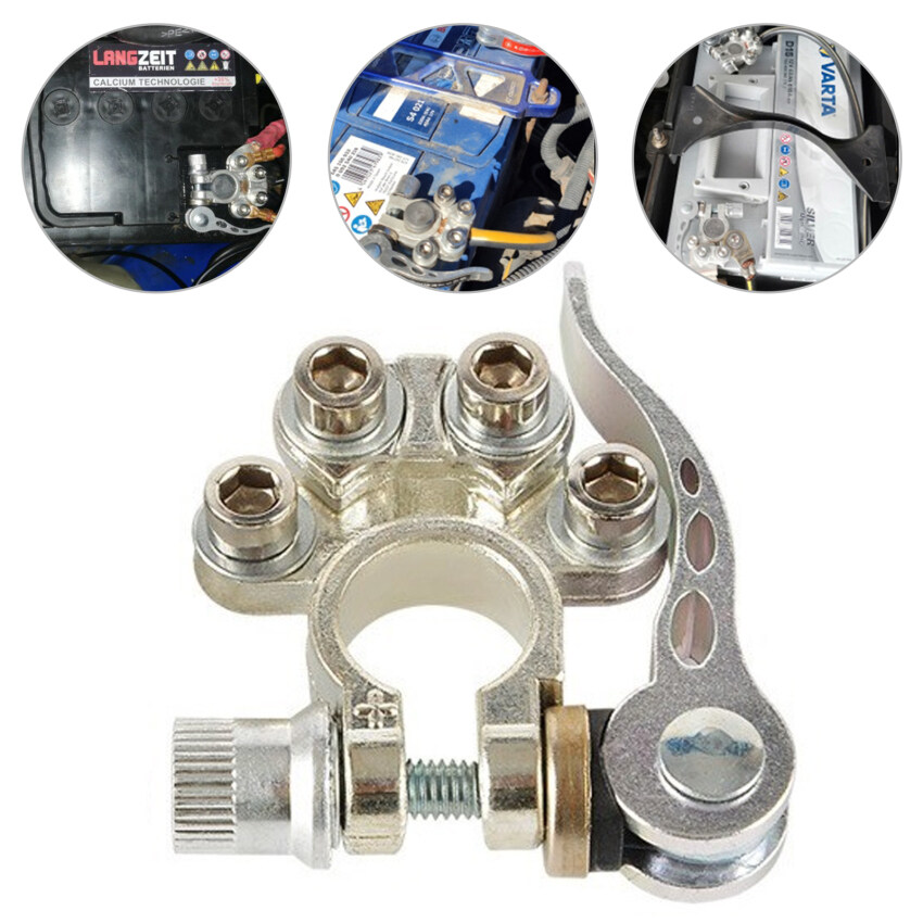 1 Pair Automotive Battery Terminal Wire Cable Clamp Quick Release